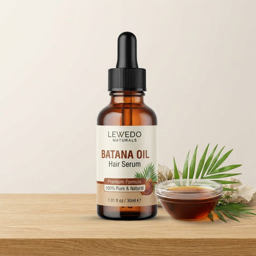 Lewedo Naturals Batana Oil Fast Hair Growth for Men Women Pure Batana Oil Nourish Shiny Hair Healthy Hair Care Anti Hair Loss